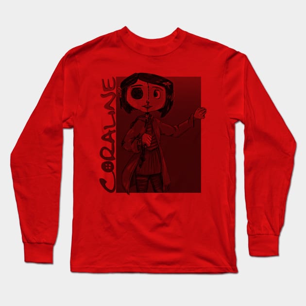 Coraline Long Sleeve T-Shirt by tepe4su
